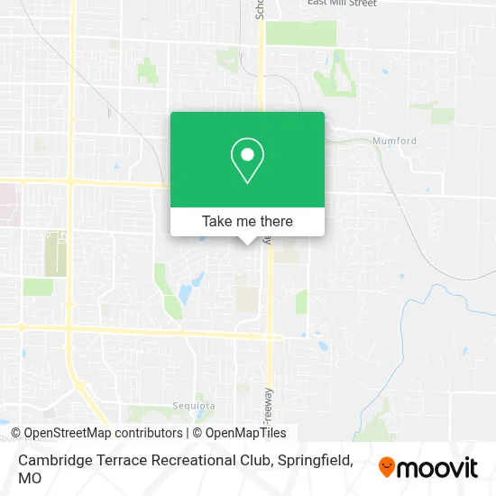 Cambridge Terrace Recreational Club map