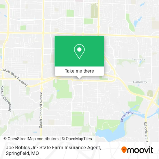Mapa de Joe Robles Jr - State Farm Insurance Agent