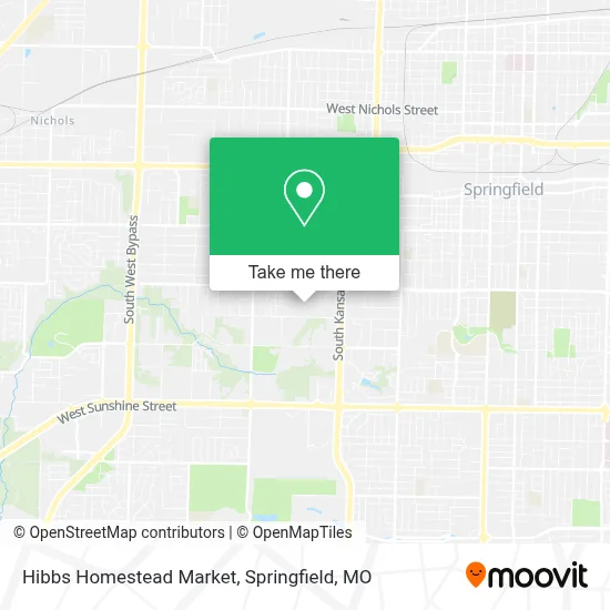 Hibbs Homestead Market map