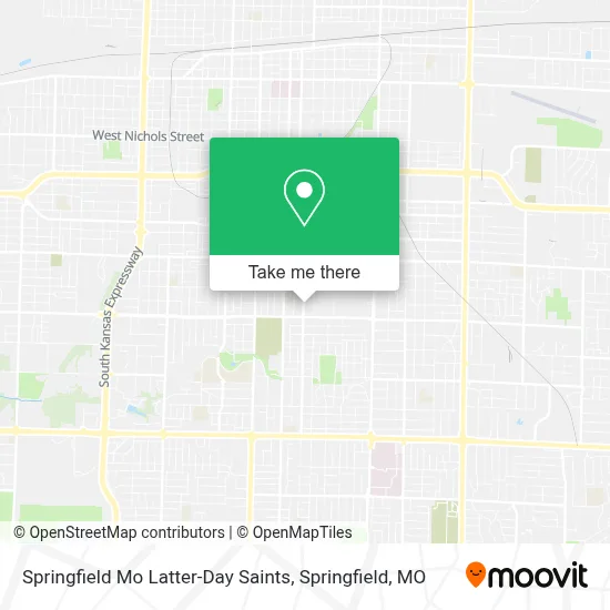 Springfield Mo Latter-Day Saints map