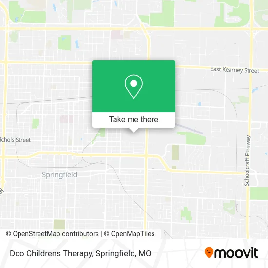 Dco Childrens Therapy map