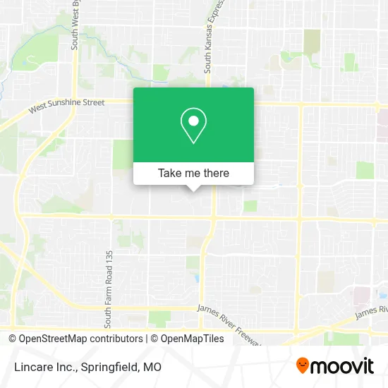 Lincare Inc. map