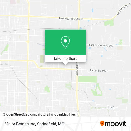 Major Brands Inc map