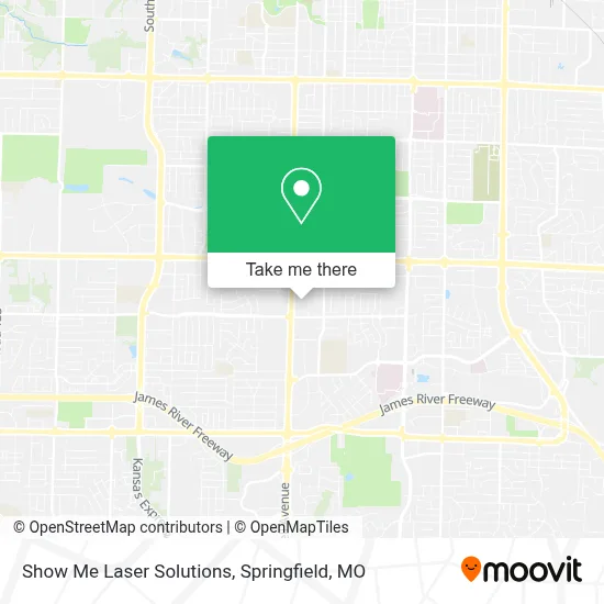 Show Me Laser Solutions map