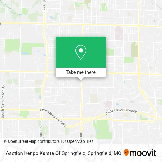 Aaction Kenpo Karate Of Springfield map