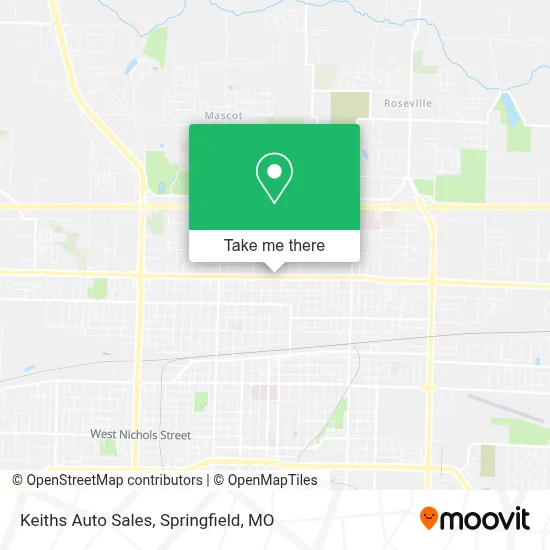 Keiths Auto Sales map
