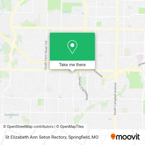 St Elizabeth Ann Seton Rectory map