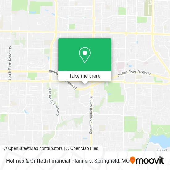 Holmes & Griffeth Financial Planners map