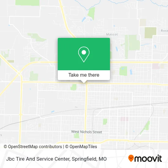 Jbc Tire And Service Center map