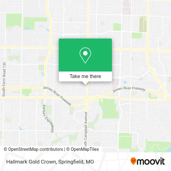 Hallmark Gold Crown map