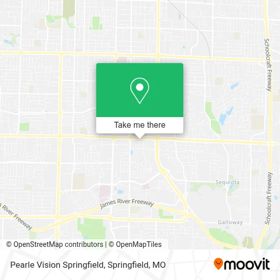 Mapa de Pearle Vision Springfield