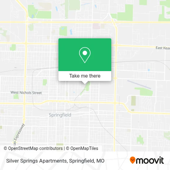 Silver Springs Apartments map