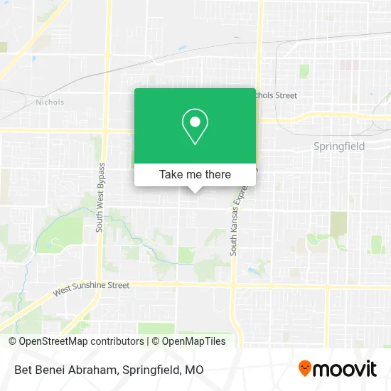 Bet Benei Abraham map