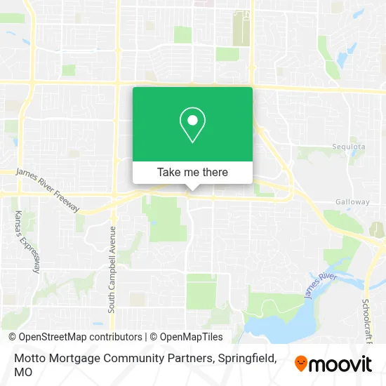 Motto Mortgage Community Partners map