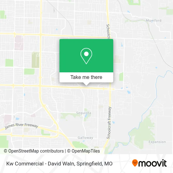 Kw Commercial - David Waln map