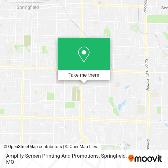 Amplify Screen Printing And Promotions map
