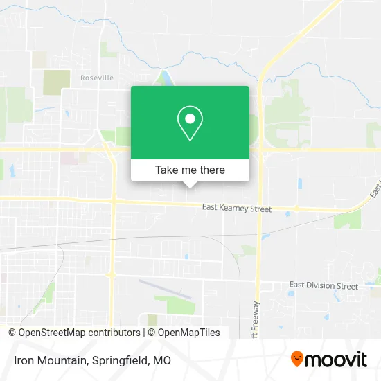 Iron Mountain map