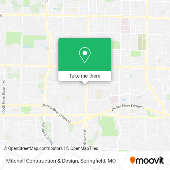 Mapa de Mitchell Construction & Design