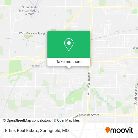 Eftink Real Estate map