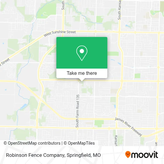 Robinson Fence Company map