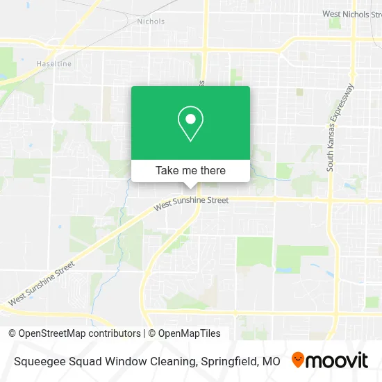 Squeegee Squad Window Cleaning map
