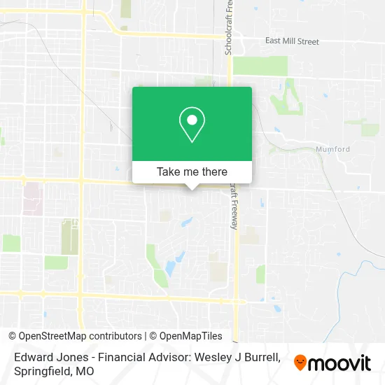 Edward Jones - Financial Advisor: Wesley J Burrell map