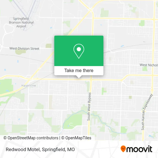 Redwood Motel map