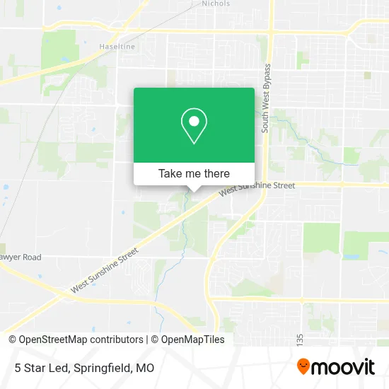 5 Star Led map