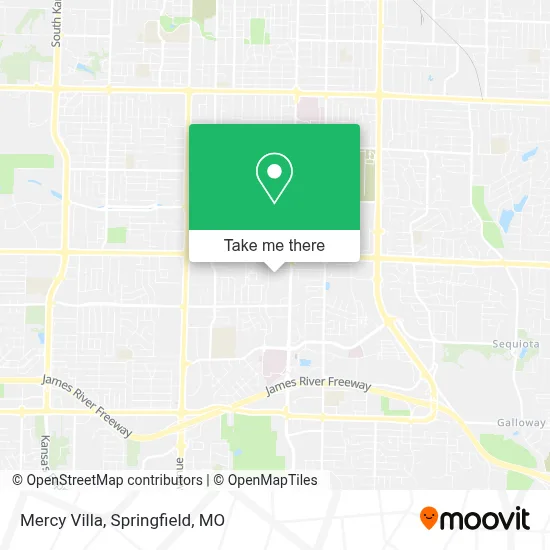 Mercy Villa map