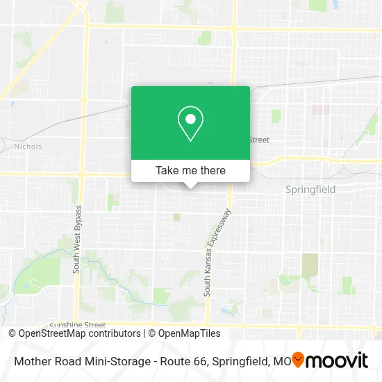 Mother Road Mini-Storage - Route 66 map