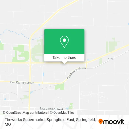 Fireworks Supermarket Springfield East map