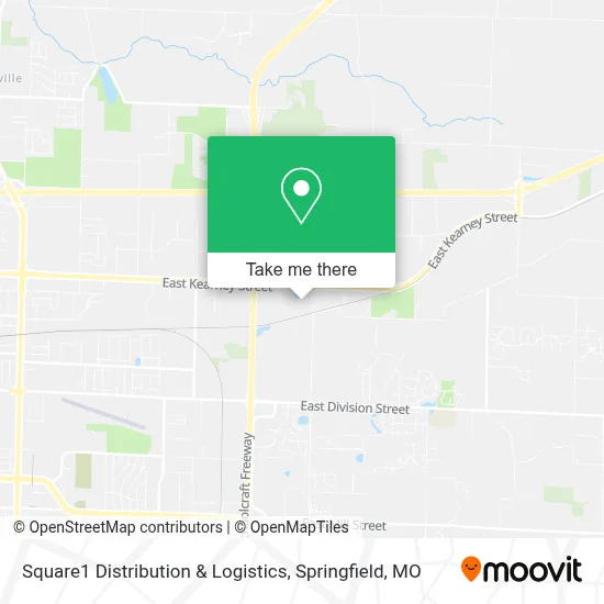 Mapa de Square1 Distribution & Logistics