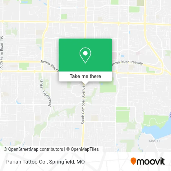 Pariah Tattoo Co. map
