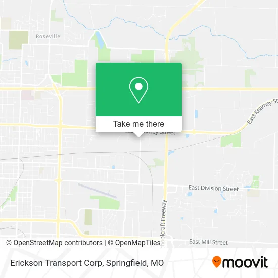 Erickson Transport Corp map