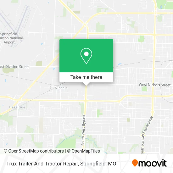 Trux Trailer And Tractor Repair map