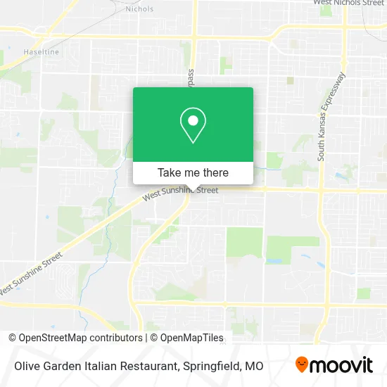 Olive Garden Italian Restaurant map