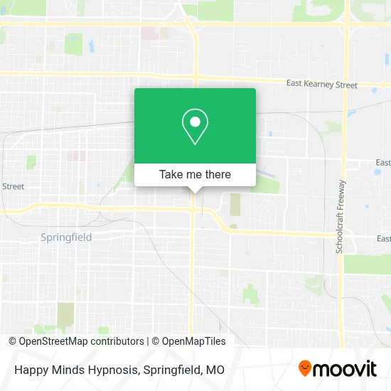 Happy Minds Hypnosis map