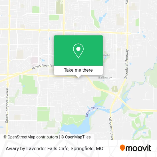 Aviary by Lavender Falls Cafe map