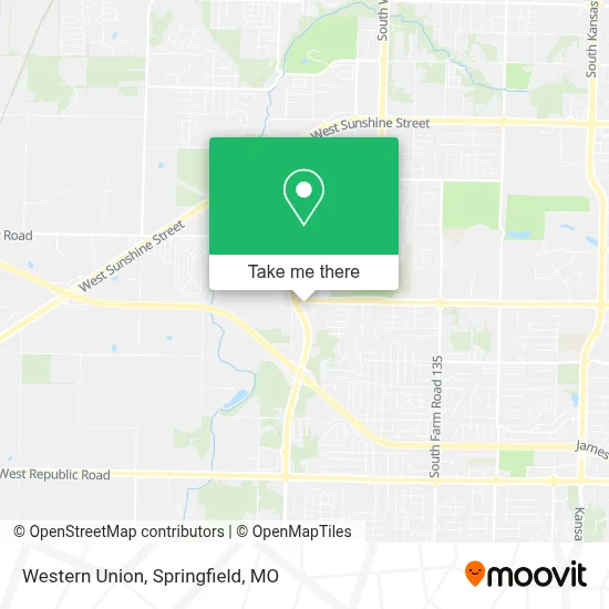 Western Union map