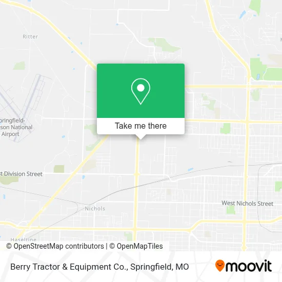 Berry Tractor & Equipment Co. map
