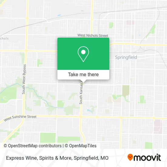 Express Wine, Spirits & More map