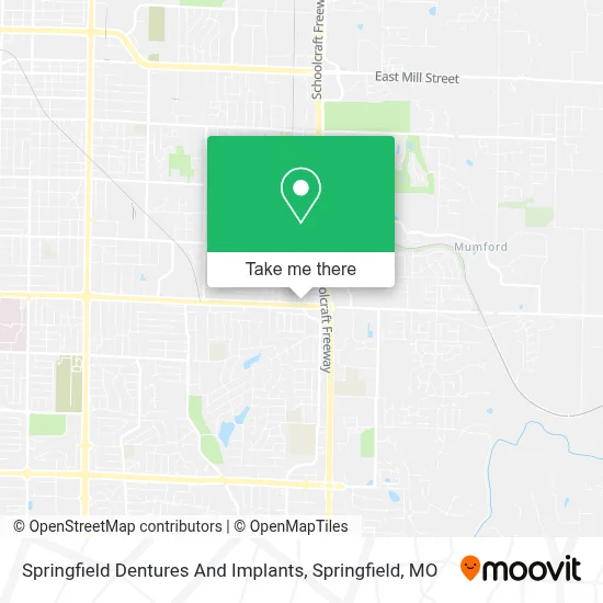 Springfield Dentures And Implants map