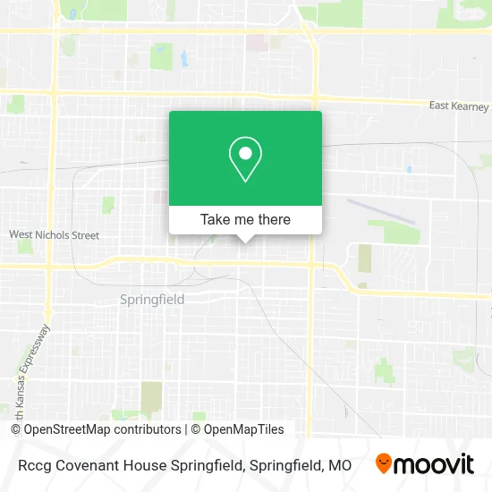 Mapa de Rccg Covenant House Springfield