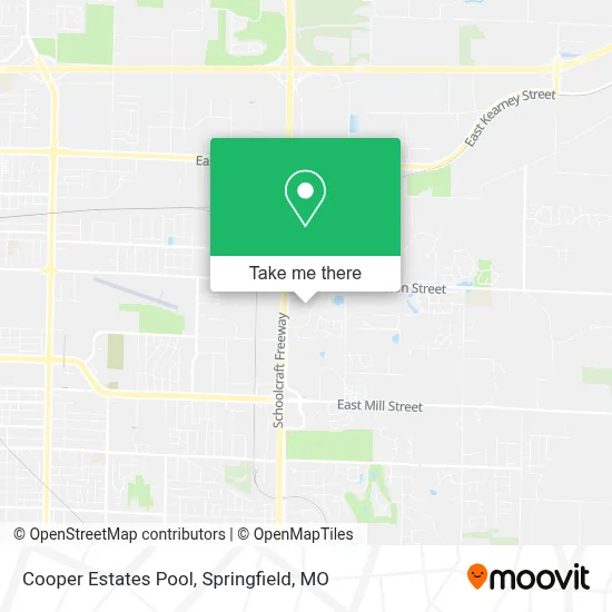 Mapa de Cooper Estates Pool