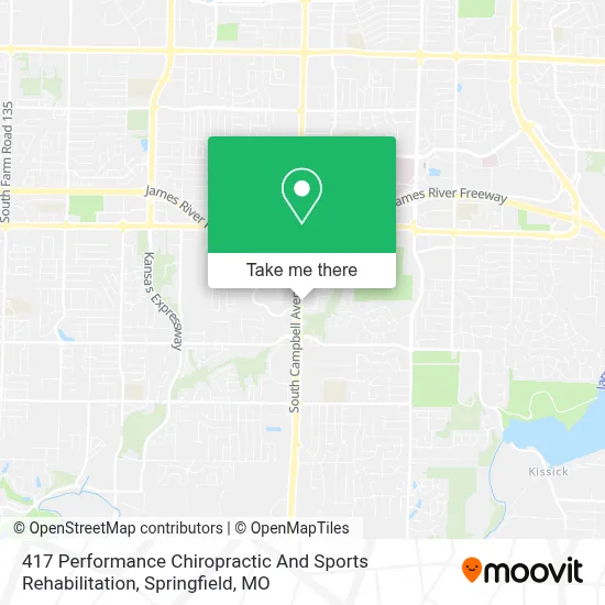 417 Performance Chiropractic And Sports Rehabilitation map