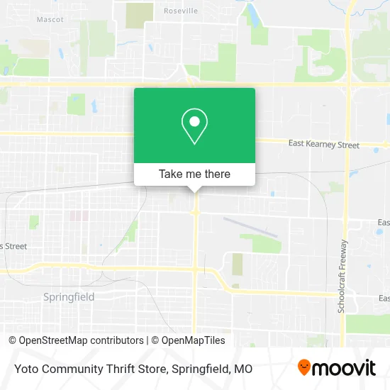 Yoto Community Thrift Store map