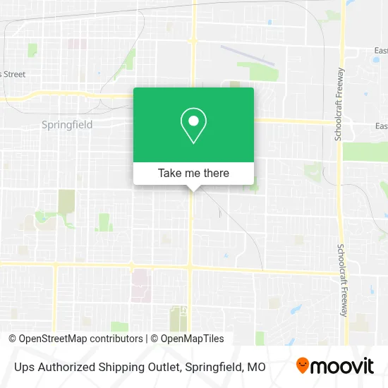 Ups Authorized Shipping Outlet map