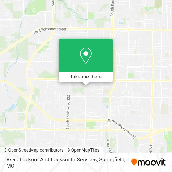 Asap Lockout And Locksmith Services map