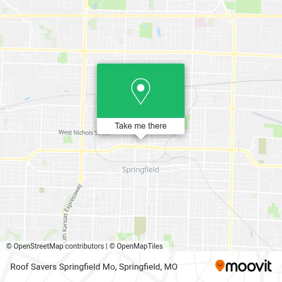 Roof Savers Springfield Mo map