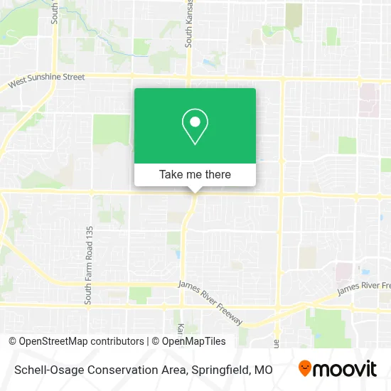 Schell-Osage Conservation Area map